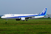 All Nippon Airways - ANA Airbus A321-272N (D-AVXR) at  Hamburg - Finkenwerder, Germany
