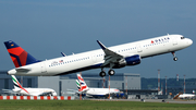 Delta Air Lines Airbus A321-211 (D-AVXR) at  Hamburg - Finkenwerder, Germany