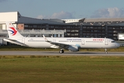China Eastern Airlines Airbus A321-231 (D-AVXS) at  Hamburg - Finkenwerder, Germany
