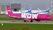 WOW Air Airbus A321-211 (D-AVXS) at  Hamburg - Finkenwerder, Germany