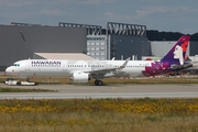 Hawaiian Airlines Airbus A321-271N (D-AVXU) at  Hamburg - Finkenwerder, Germany