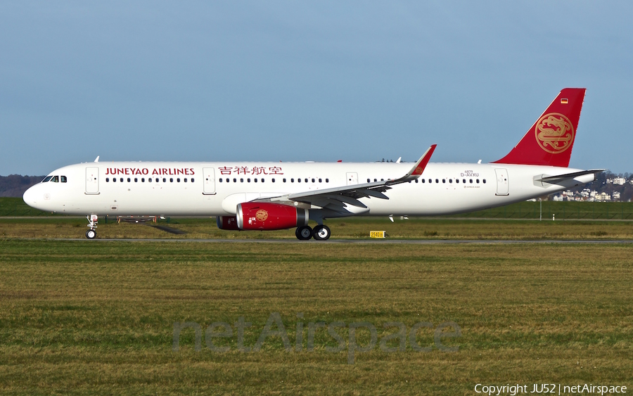 Juneyao Airlines Airbus A321-231 (D-AVXU) | Photo 91578