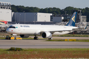 Air Astana Airbus A321-271NX (D-AVXW) at  Hamburg - Finkenwerder, Germany