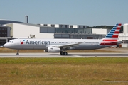 American Airlines Airbus A321-231 (D-AVXW) at  Hamburg - Finkenwerder, Germany