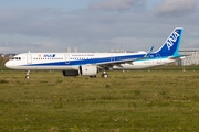 All Nippon Airways - ANA Airbus A321-272N (D-AVXX) at  Hamburg - Finkenwerder, Germany