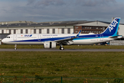 All Nippon Airways - ANA Airbus A321-272N (D-AVXX) at  Hamburg - Finkenwerder, Germany