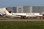 Starlux Airlines Airbus A321-252NX (D-AVXZ) at  Hamburg - Finkenwerder, Germany