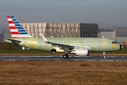 American Airlines Airbus A319-115 (D-AVYA) at  Hamburg - Finkenwerder, Germany
