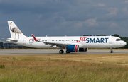 JetSMART Airbus A321-271NX (D-AVYA) at  Hamburg - Finkenwerder, Germany