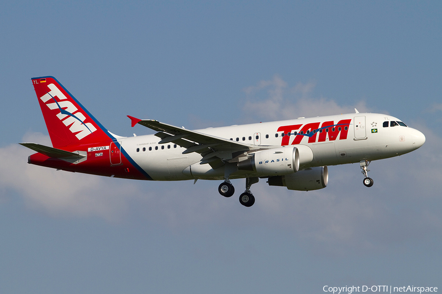 TAM Brazilian Airlines Airbus A319-112 (D-AVYA) | Photo 359597