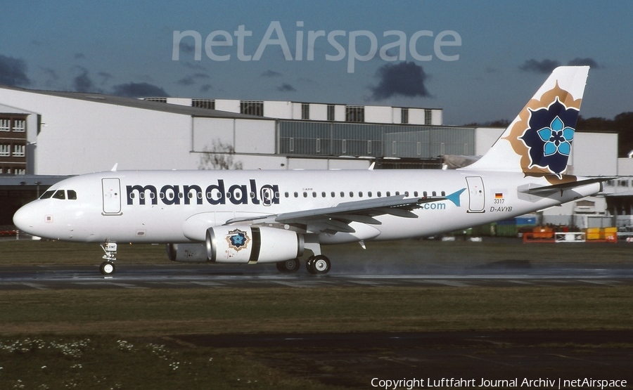 Mandala Airlines Airbus A319-132 (D-AVYB) | Photo 410627