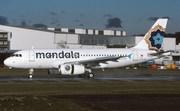 Mandala Airlines Airbus A319-132 (D-AVYB) at  Hamburg - Finkenwerder, Germany