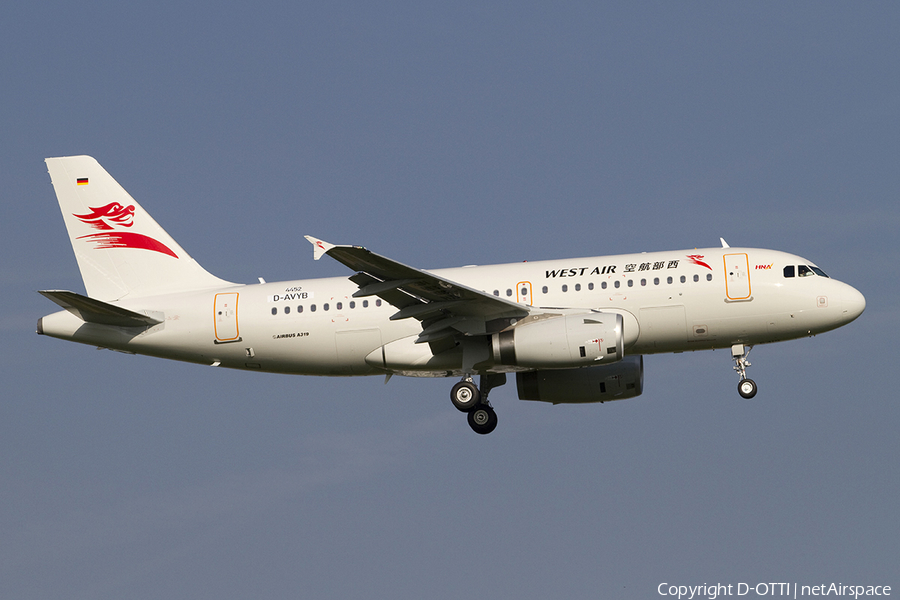 West Air Airbus A319-133 (D-AVYB) | Photo 318679