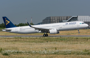 Air Astana Airbus A321-271N (D-AVYC) at  Hamburg - Finkenwerder, Germany