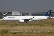 Air Astana Airbus A321-271N (D-AVYC) at  Hamburg - Finkenwerder, Germany