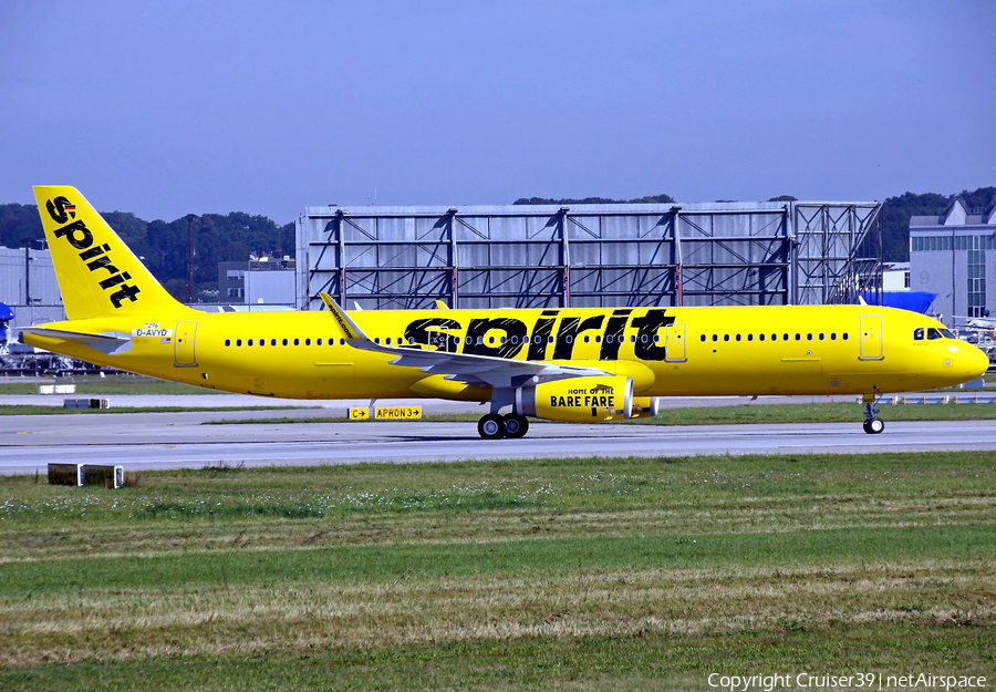 Spirit Airlines Airbus A321-231 (D-AVYD) | Photo 183469