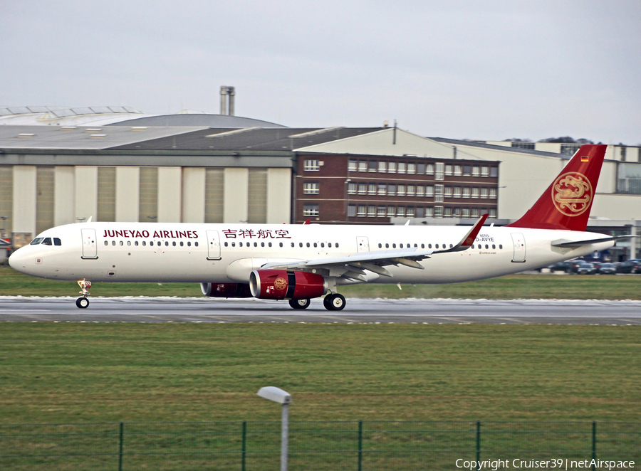 Juneyao Airlines Airbus A321-231 (D-AVYE) | Photo 252653