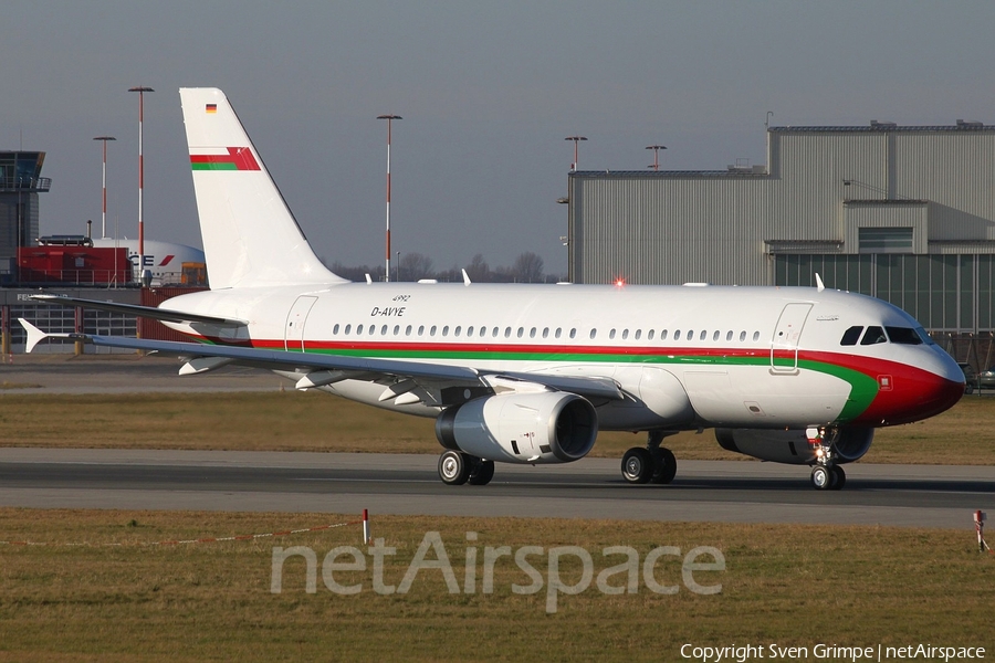 Oman Royal Flight Airbus A319-133X CJ (D-AVYE) | Photo 33331