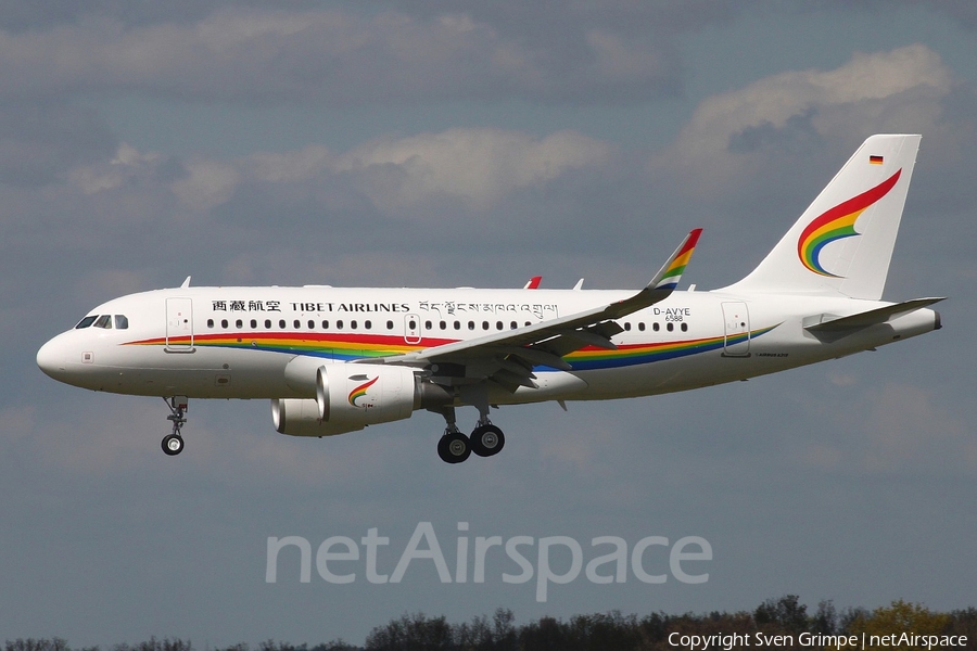 Tibet Airlines Airbus A319-115 (D-AVYE) | Photo 75137