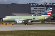 American Airlines Airbus A319-115 (D-AVYF) at  Hamburg - Finkenwerder, Germany