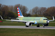 American Airlines Airbus A319-115 (D-AVYF) at  Hamburg - Finkenwerder, Germany