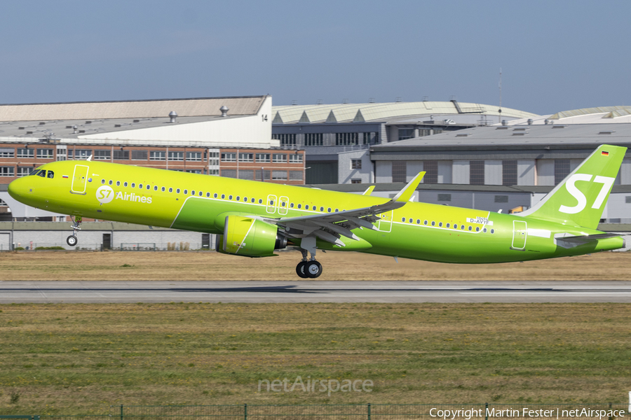 S7 Airlines Airbus A321-271NX (D-AVYF) | Photo 462793