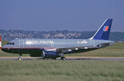 United Airlines Airbus A319-131 (D-AVYF) at  Hamburg - Finkenwerder, Germany