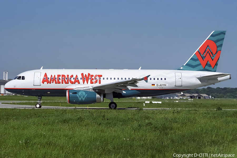 America West Airlines Airbus A319-132 (D-AVYH) | Photo 472067