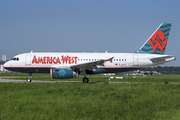 America West Airlines Airbus A319-132 (D-AVYH) at  Hamburg - Finkenwerder, Germany