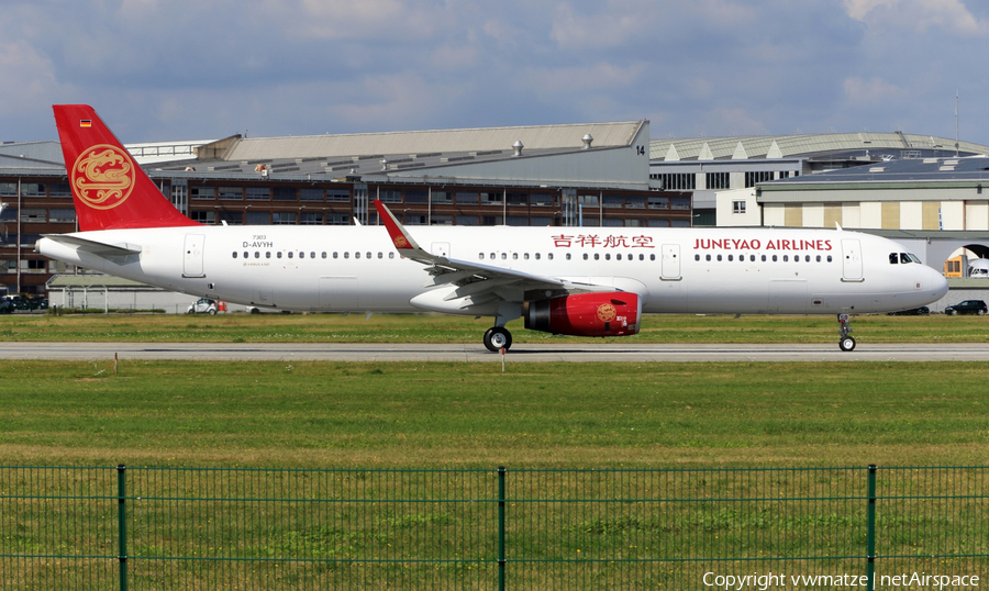Juneyao Airlines Airbus A321-231 (D-AVYH) | Photo 120949