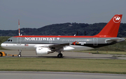 Northwest Airlines Airbus A319-114 (D-AVYH) at  Hamburg - Finkenwerder, Germany