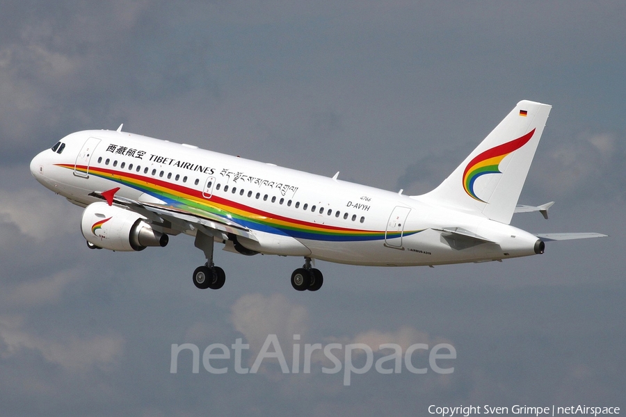 Tibet Airlines Airbus A319-115 (D-AVYH) | Photo 39437