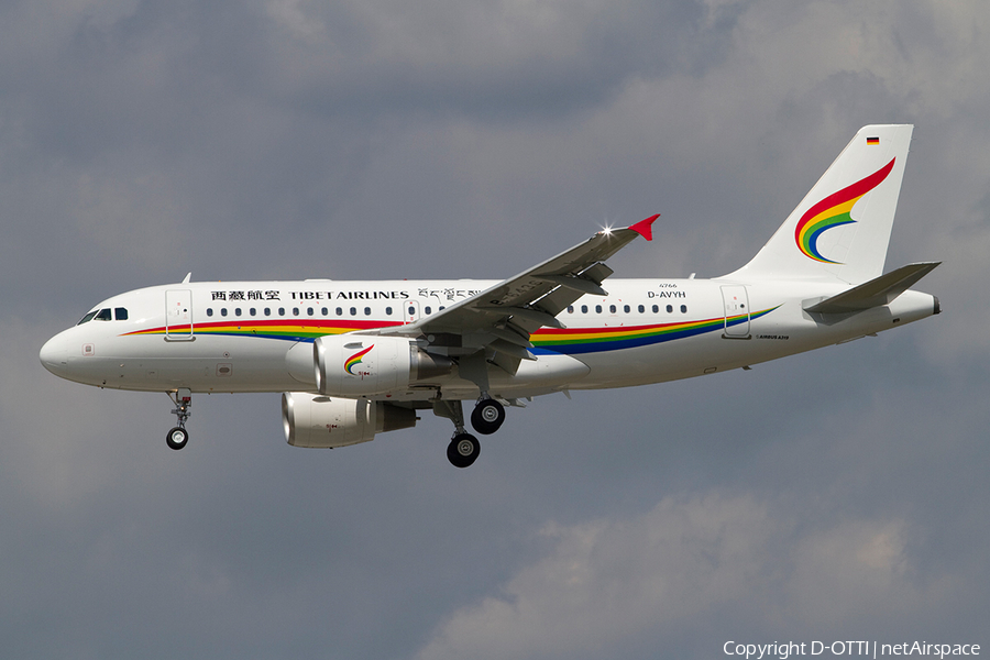 Tibet Airlines Airbus A319-115 (D-AVYH) | Photo 364675