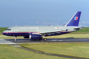 United Airlines Airbus A319-131 (D-AVYH) at  Hamburg - Finkenwerder, Germany