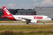 TAM Brazilian Airlines Airbus A319-132 (D-AVYI) at  Hamburg - Finkenwerder, Germany