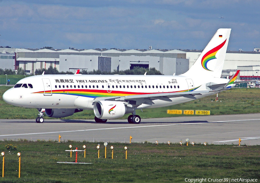 Tibet Airlines Airbus A319-115 (D-AVYI) | Photo 136558