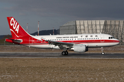 China United Airlines Airbus A319-115 (D-AVYJ) at  Hamburg - Finkenwerder, Germany