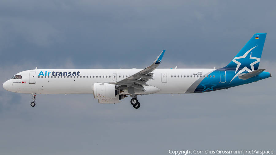 Air Transat Airbus A321-271NX (D-AVYK) | Photo 388638