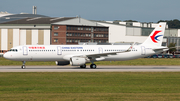 China Eastern Airlines Airbus A321-211 (D-AVYK) at  Hamburg - Finkenwerder, Germany
