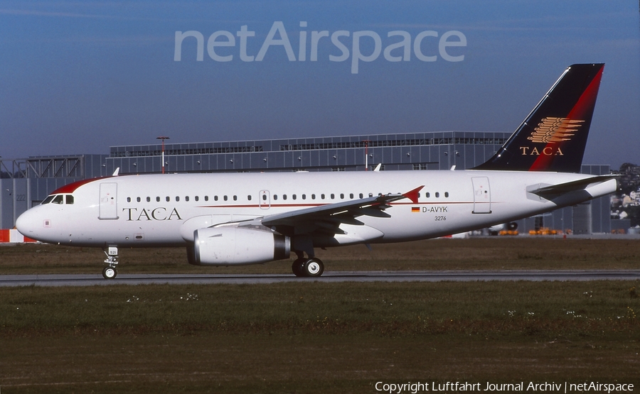 TACA International Airlines Airbus A319-132 (D-AVYK) | Photo 421314