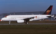 TACA International Airlines Airbus A319-132 (D-AVYK) at  Hamburg - Finkenwerder, Germany