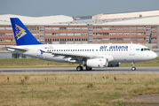 Air Astana Airbus A319-132 (D-AVYL) at  Hamburg - Finkenwerder, Germany