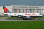 America West Airlines Airbus A319-132 (D-AVYM) at  Hamburg - Finkenwerder, Germany