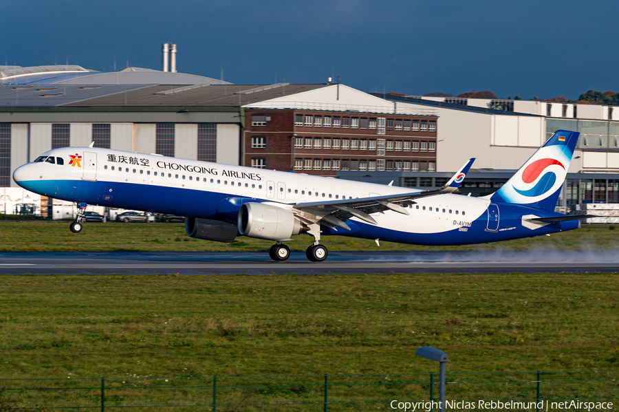 Chongqing Airlines Airbus A321-253NX (D-AVYM) | Photo 408762