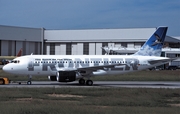 Frontier Airlines Airbus A319-111 (D-AVYM) at  Hamburg - Finkenwerder, Germany