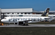 Frontier Airlines Airbus A319-111 (D-AVYM) at  Hamburg - Finkenwerder, Germany