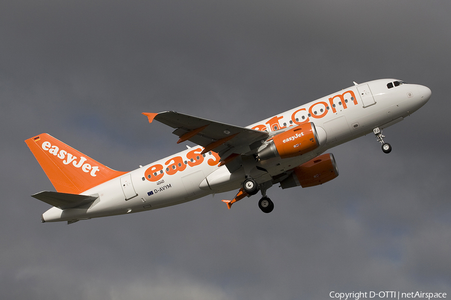 easyJet Airbus A319-111 (D-AVYM) | Photo 277865