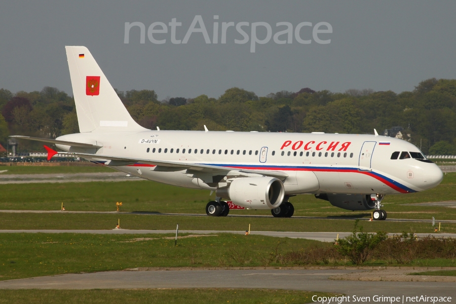 Russia - Special Flight Detachment Airbus A319-115 CJ (D-AVYN) | Photo 433575