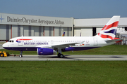 British Airways Airbus A319-131 (D-AVYO) at  Hamburg - Finkenwerder, Germany