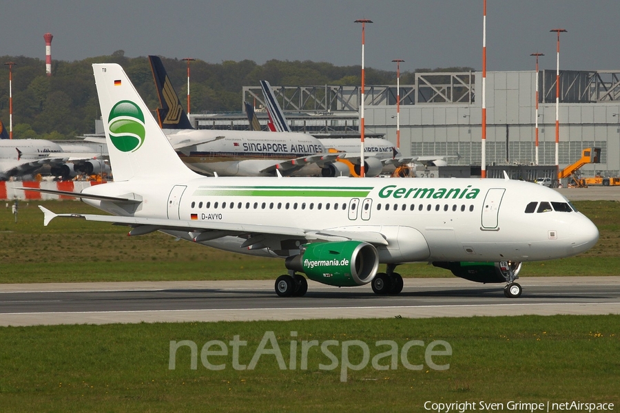 Germania Airbus A319-112 (D-AVYO) | Photo 16295